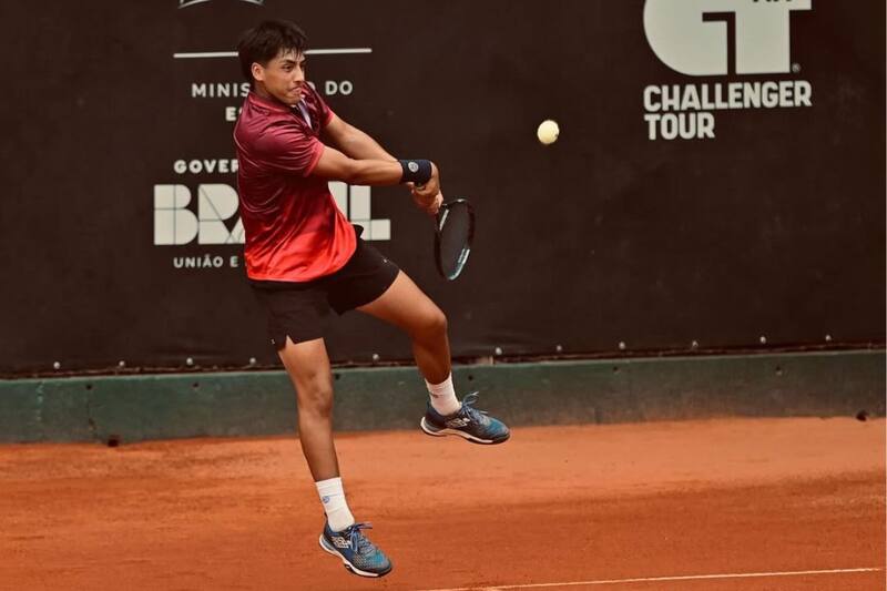 integrante del Equipo Chileno de Copa Davis. Foto: Instagram Daniel Núñez.