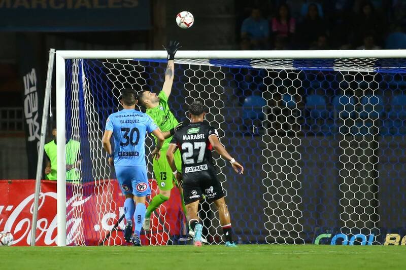 fue figura en el partido frente a Palestino. Créditos: ATON