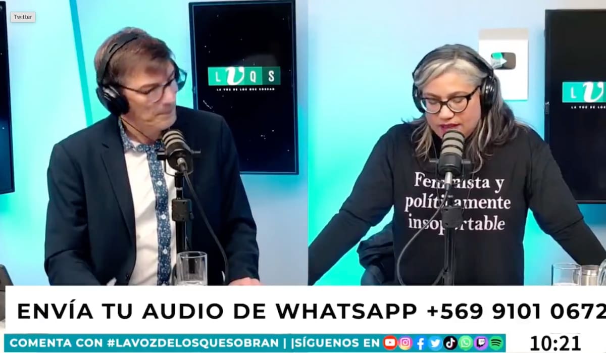 La periodista arremetió contra el abogado.