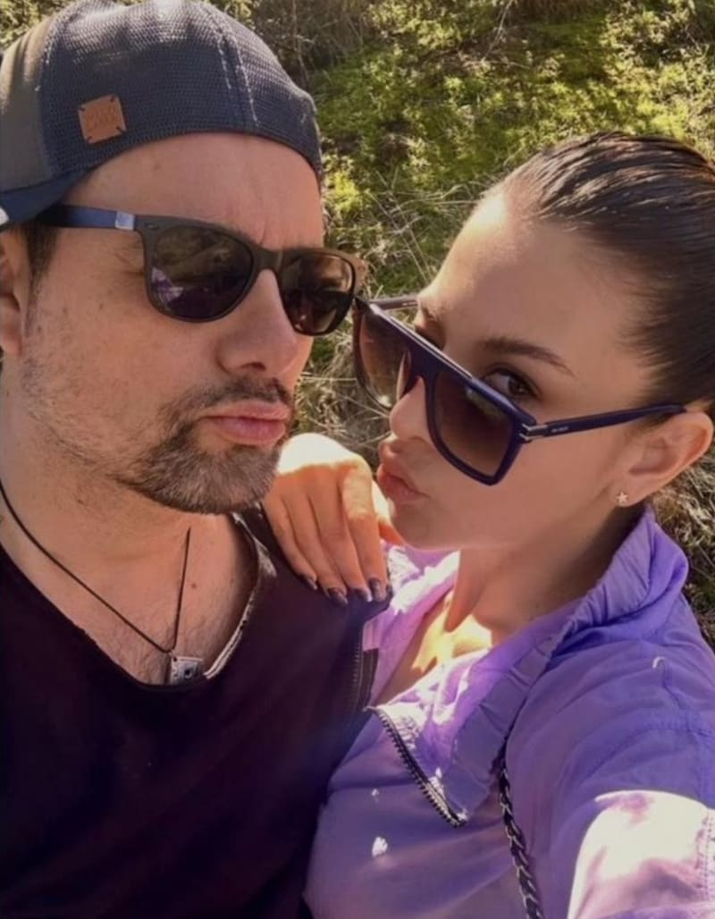 Daniel Valenzuela junto a Andrea Sanhueza. Créditos: Instagram