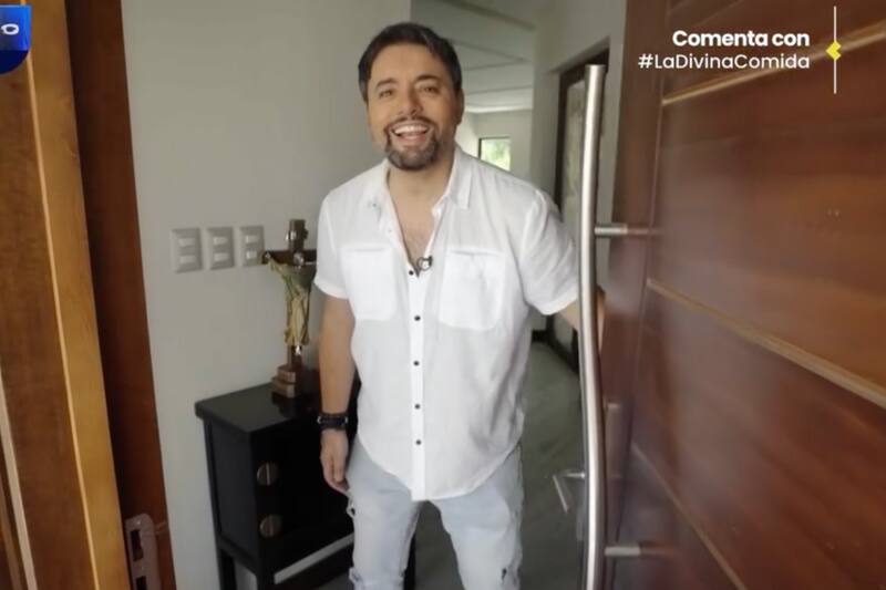 mostró su casa en la Divina Comida.
