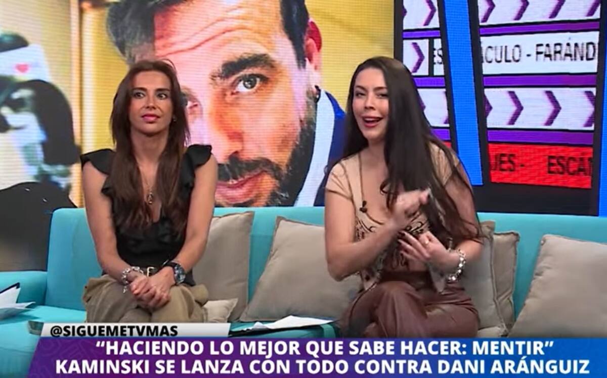 Daniela Aránguiz encaró a Francisco Kaminski. Créditos: Pantallazo CHV
