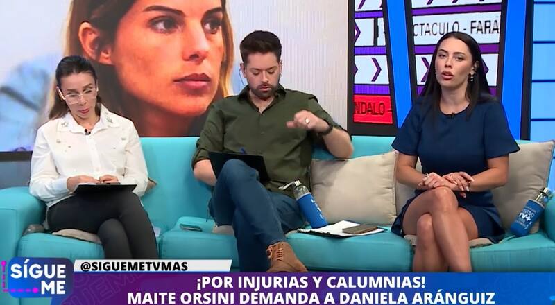 Daniela Aránguiz habló sobre la demanda de Maite Orsini en "Sígueme". Créditos: Pantallazo TV+