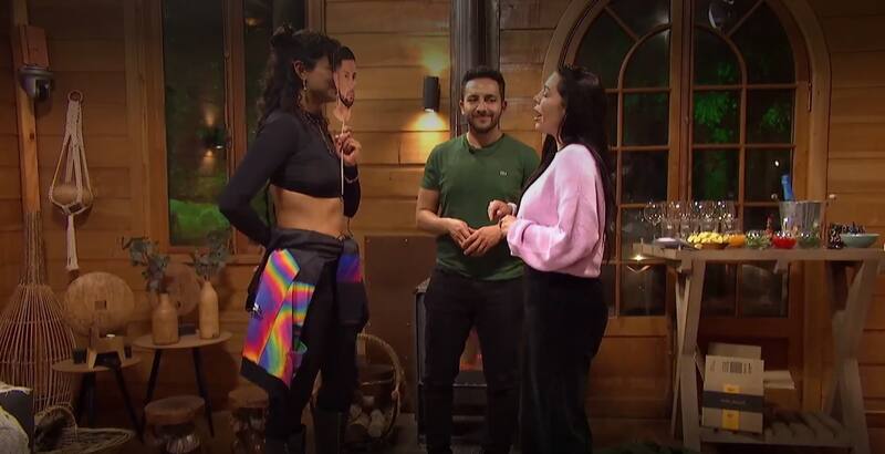 Daniela Aránguiz en el "cara a cara" de "La Cabaña".