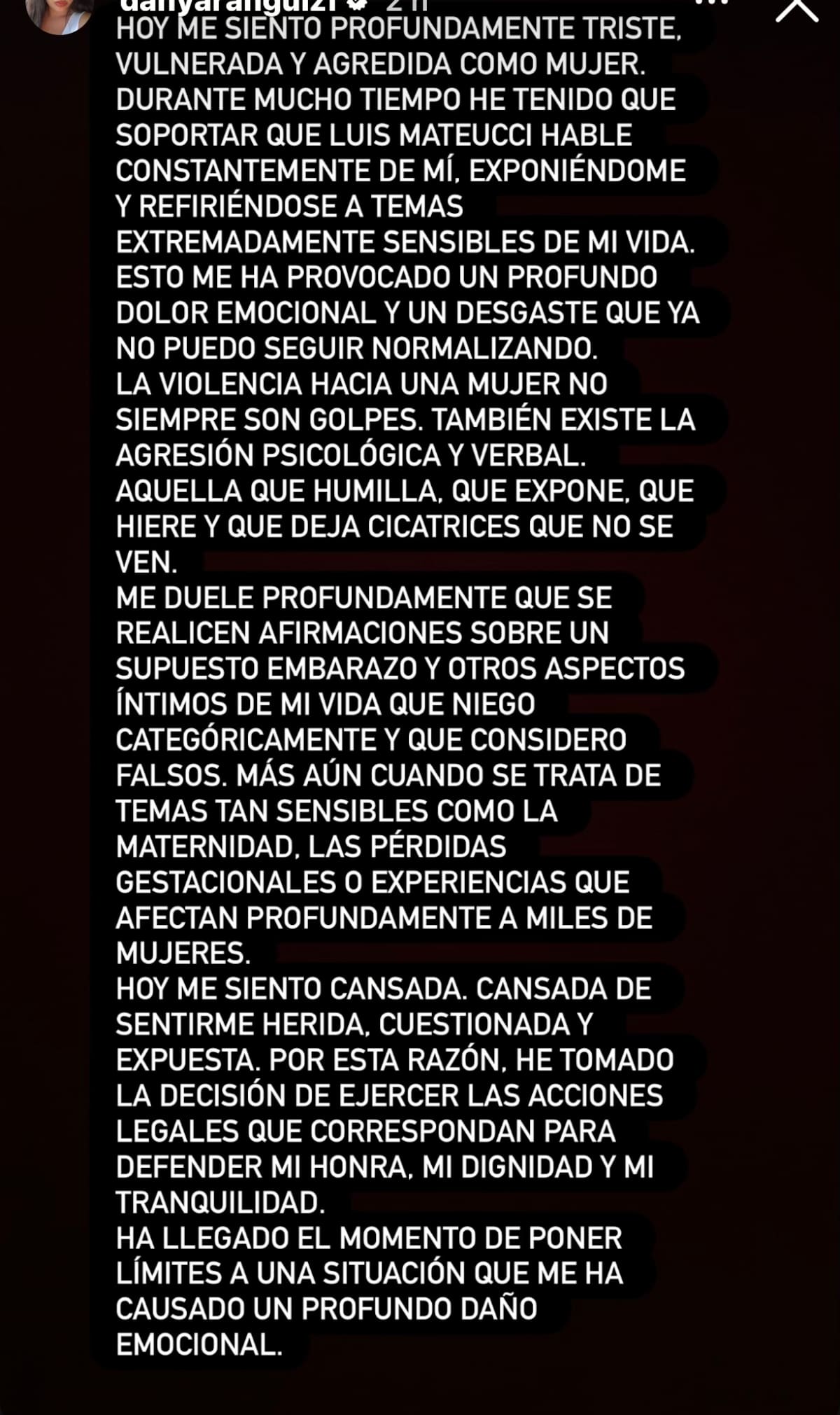 La Cara de Cuica anunció demanda contra Luis Mateucci.