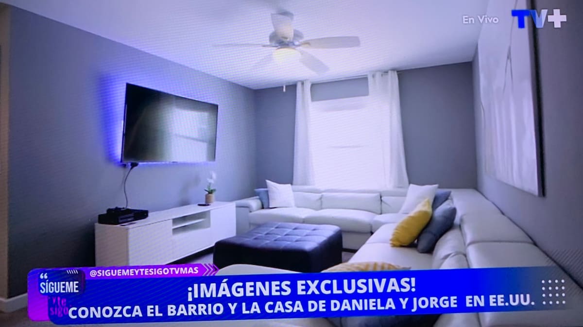 Parte de la vivienda que mantienen en Orlando, Estados Unidos. (Captura: Sígueme y Te Sigo)