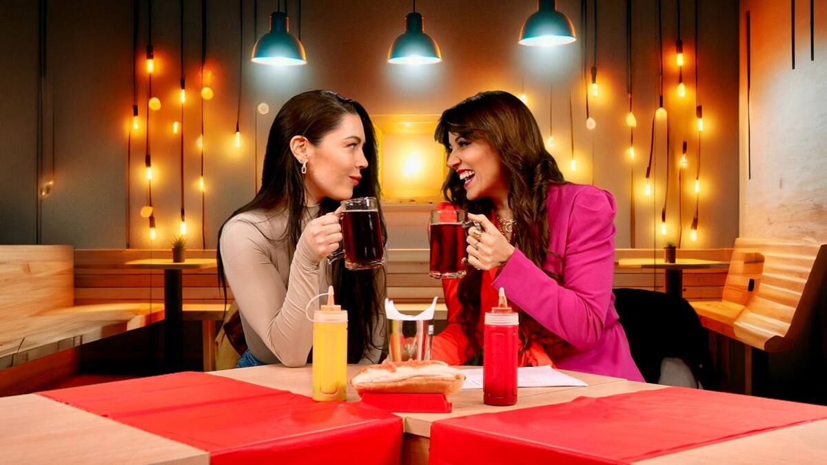 Daniela Aránguiz y Yamila Reyna en "Haciendo Match"