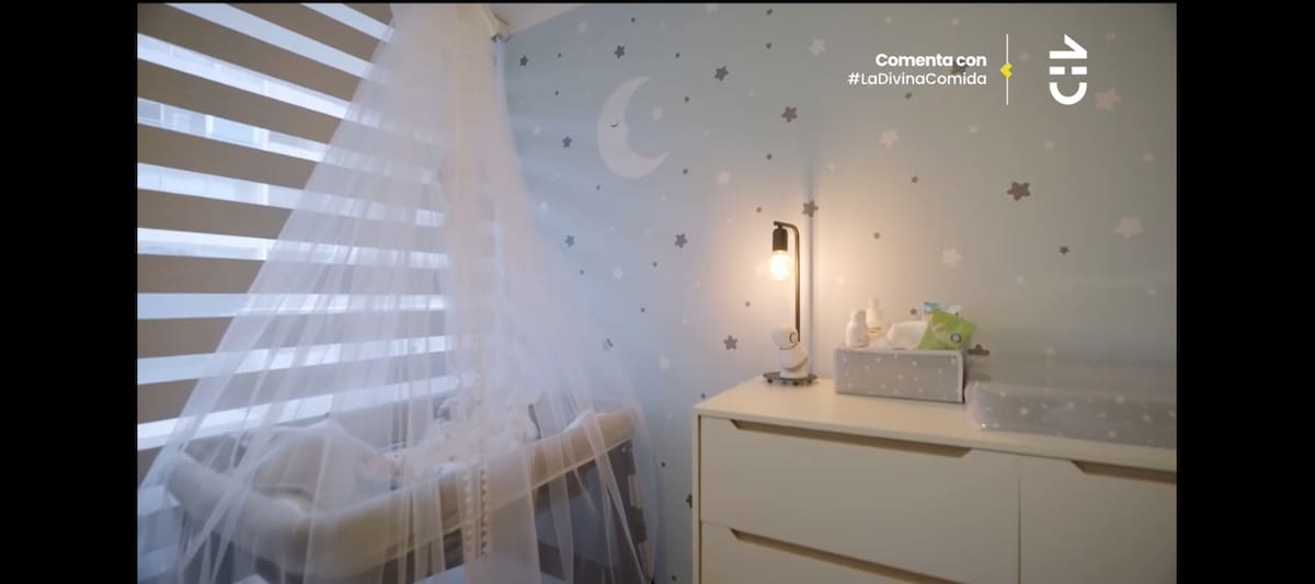 Una parte de la habitación de Matteo, el cual se encontraba siendo cuidado por su padre.