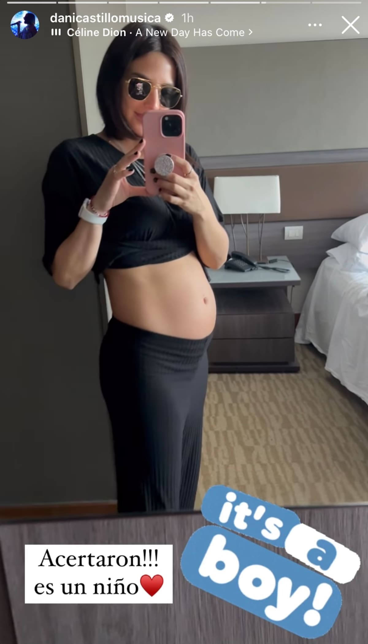 Daniela Castillo revela el sexo de su bebé. Foto: Instagram.