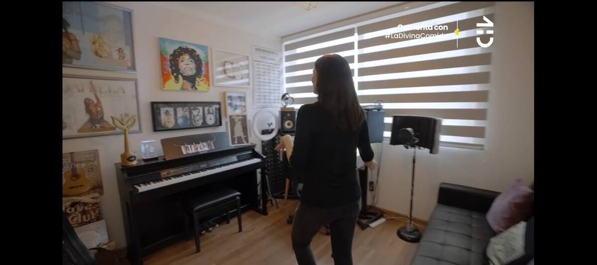 Este es el espacio de creación de la cantante.