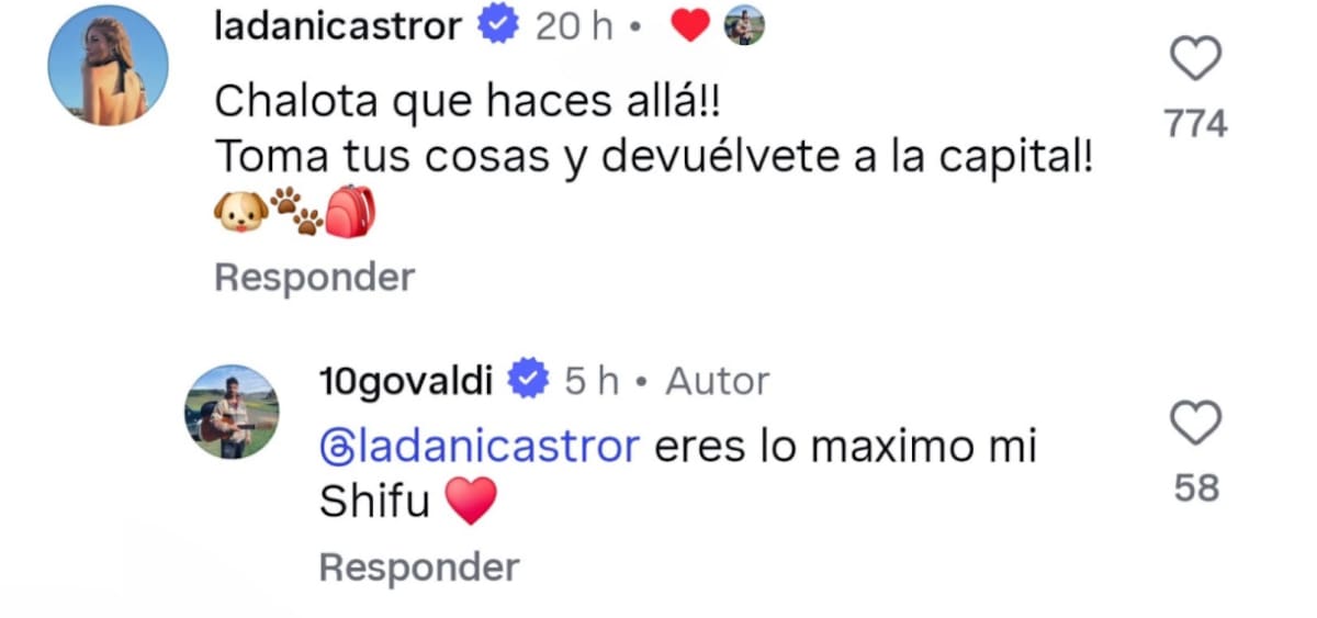 La influencer dejó al descubierto su romance con Diego Valdivieso.