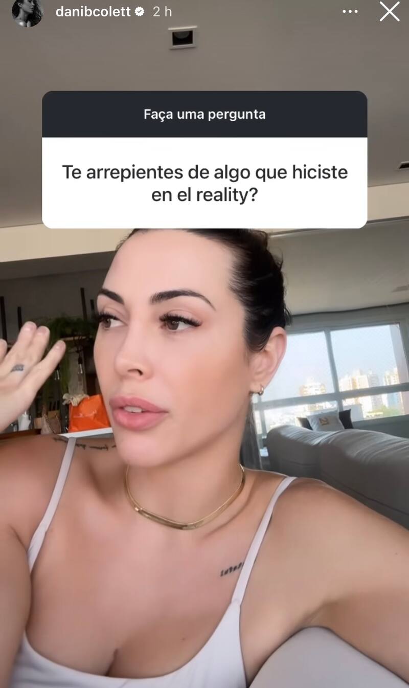 Daniela Colett se fue en picada contra Luis Mateucci.