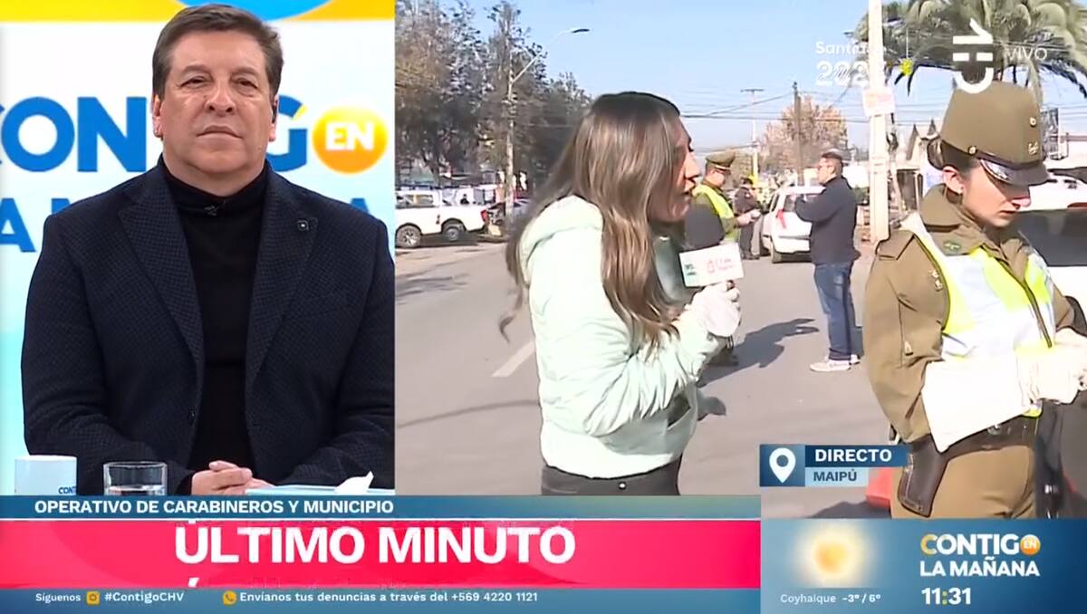 El momento en que la periodista de "Contigo en la Mañana" fue insultada.
