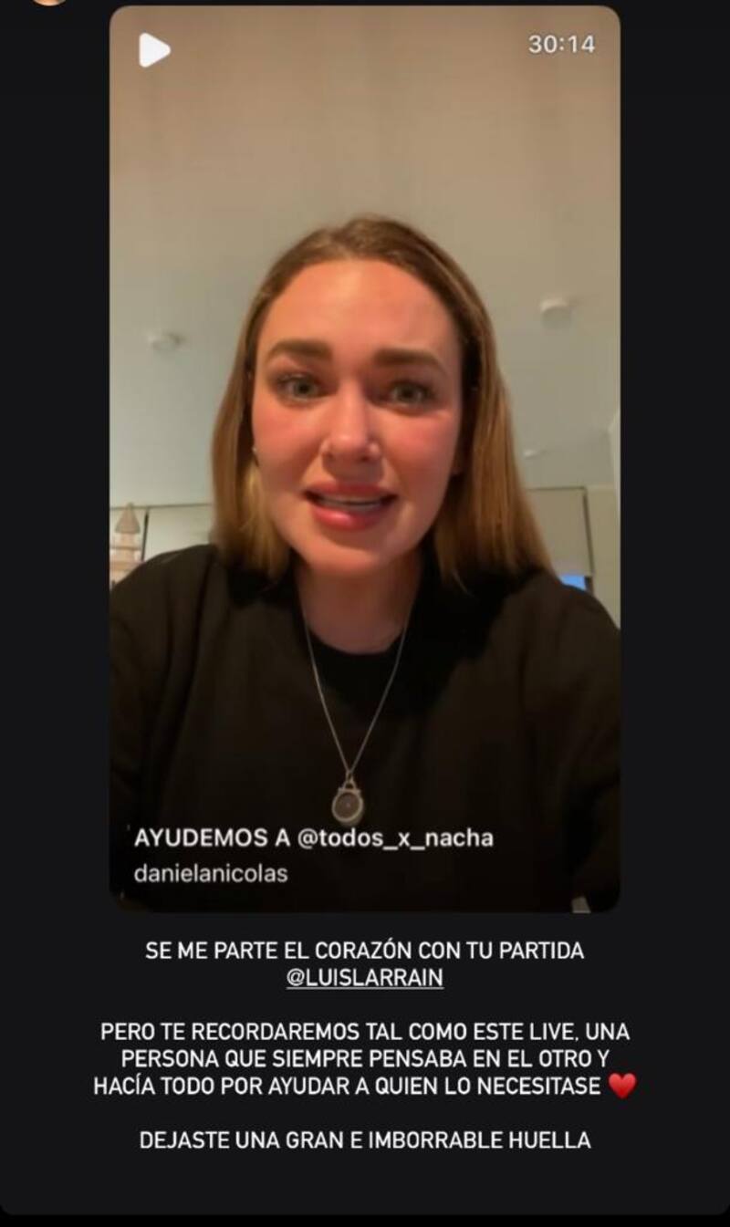 Las condolencias de Jordi Castell, Pancho Saavedra y Daniela Nicolás tras el fallecimiento de Luis Larraín