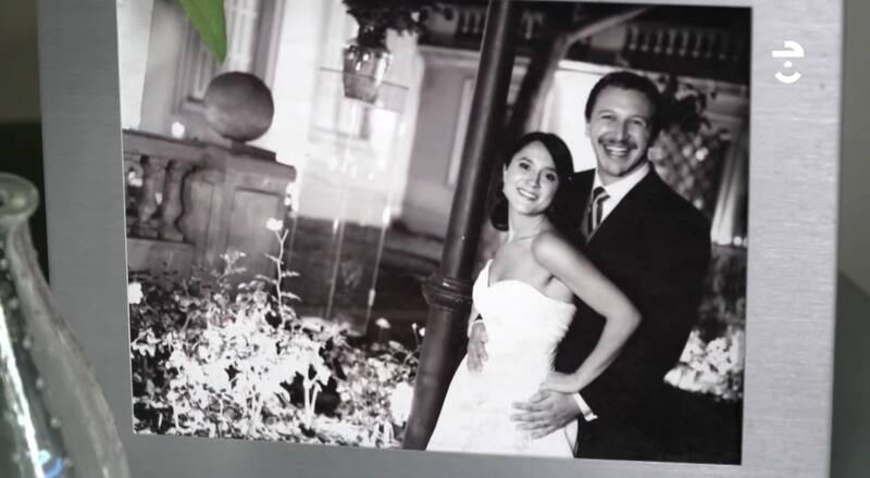 Otra postal que mantiene de su matrimonio / CHV