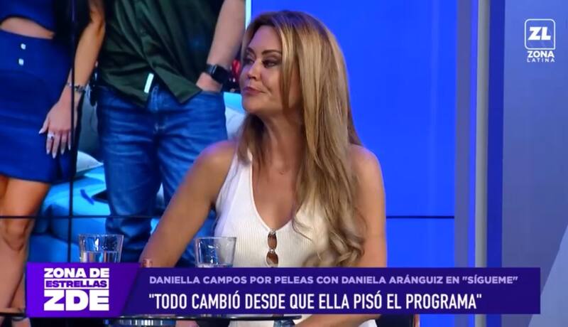Daniella Campos acusó de agresión a Daniela Aránguiz.
