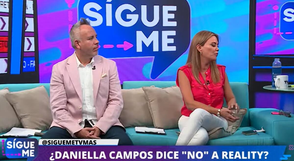 Daniella Campos rechazó el nuevo encierro de Canal 13. Créditos: Pantallazo TV+.