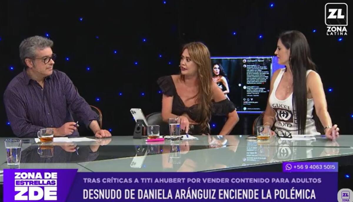 Daniella Campos en "Zona de Estrellas". Créditos: Pantallazo Zona Latina