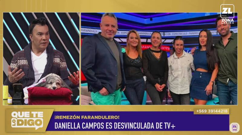 Daniella Campos fue desvinculada de TV+.