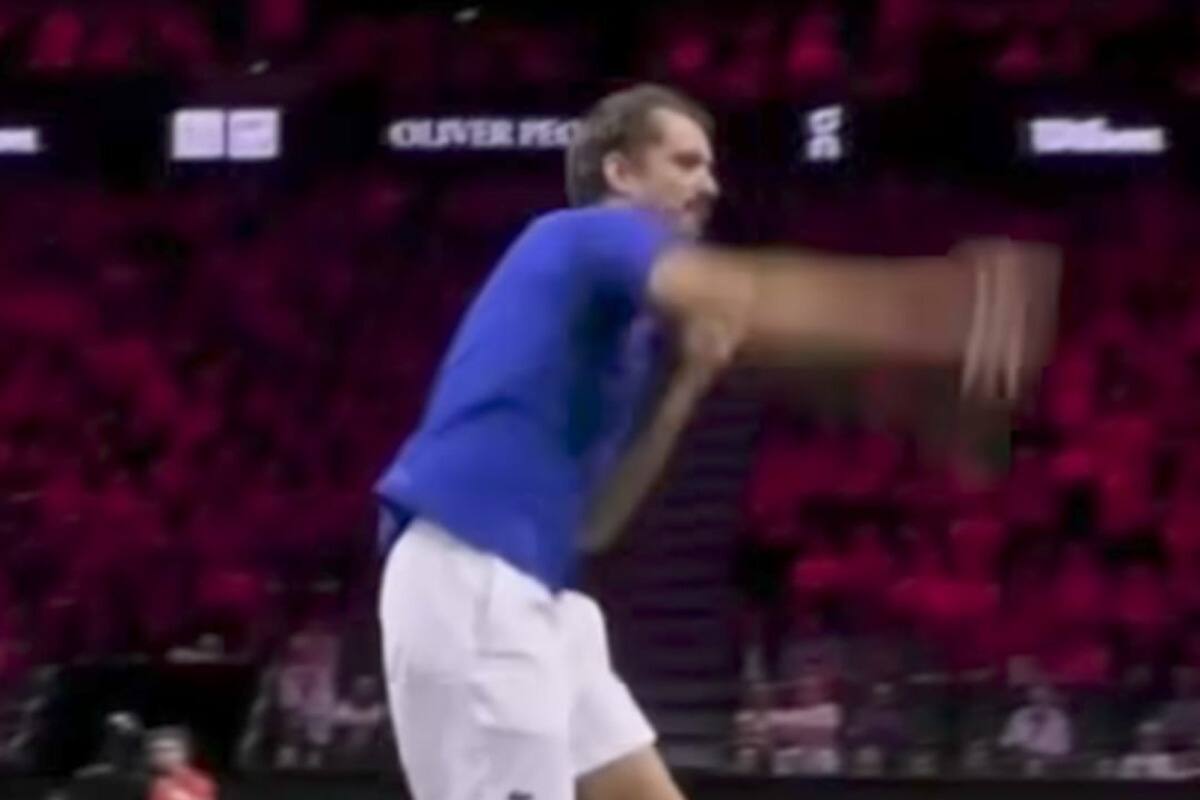 y su enojo en la Laver Cup.