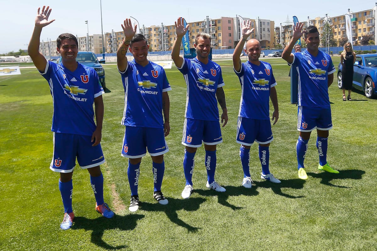 Danilo Catalán (izquierda) en su paso por Universidad de Chile.