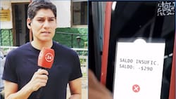 Tenía saldo insuficiente: El insólito chascarro en vivo que sufrió periodista de TVN al subirse a una micro