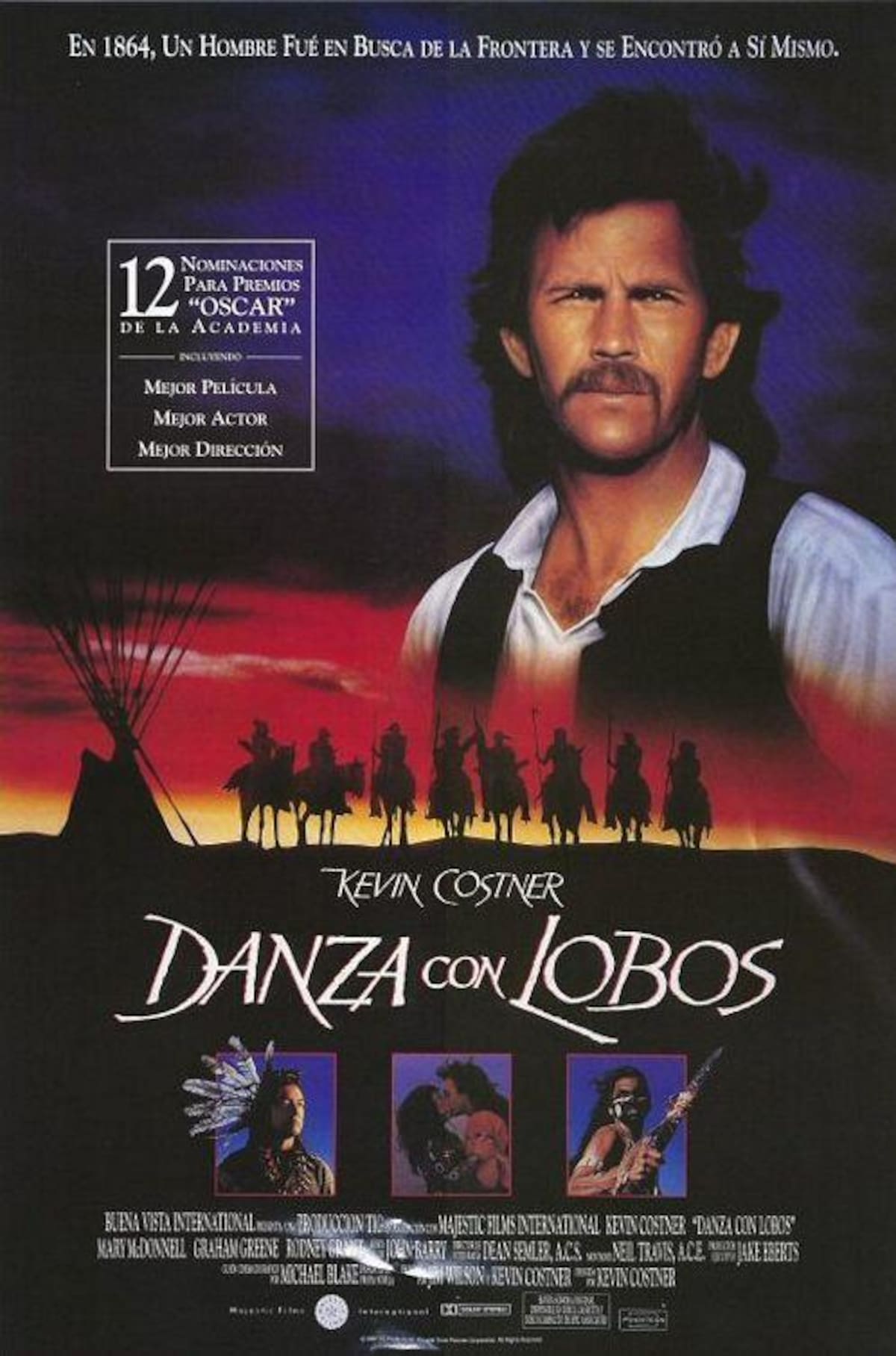 Para interpretar de manera auténtica a los personajes sioux, Kevin Costner y junto a otros actores aprendieron a hablar la lengua lakota.