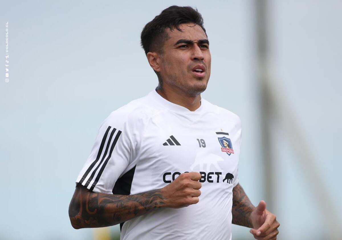 Darío Lezcano en la pretemporada de Colo Colo en Uruguay (Foto: Colo Colo)