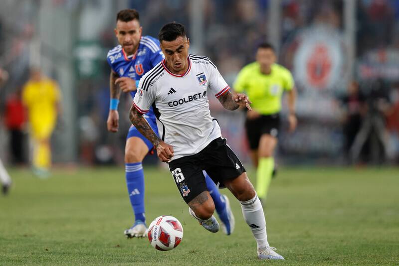Darío Lezcano volvió a sumar minutos en Colo Colo. Foto: Aton.