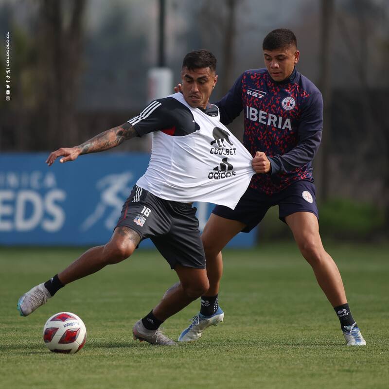 Darío Lezcano marcó en el amistoso de Colo Colo ante Iberia (Foto: Colo Colo)