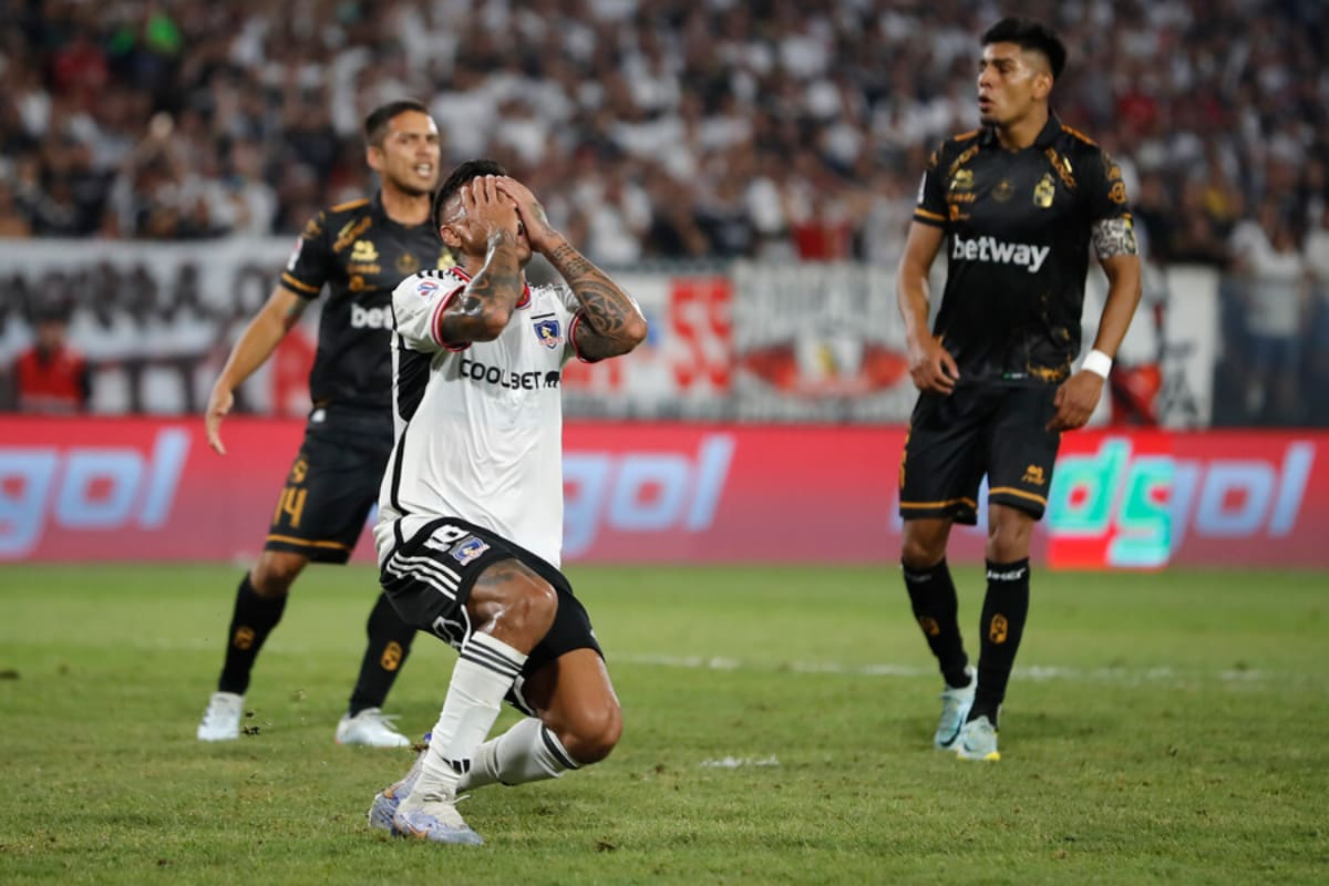 Darío Lezcano en derrota ante Coquimbo. Foto: Aton
