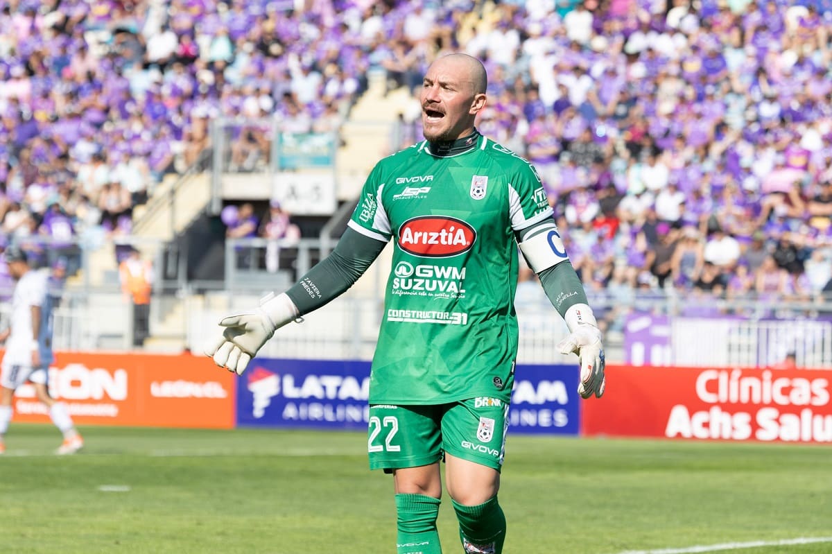 El portero en su época en Deportes Melipilla. Foto: Felipe Escobedo/En Cancha.