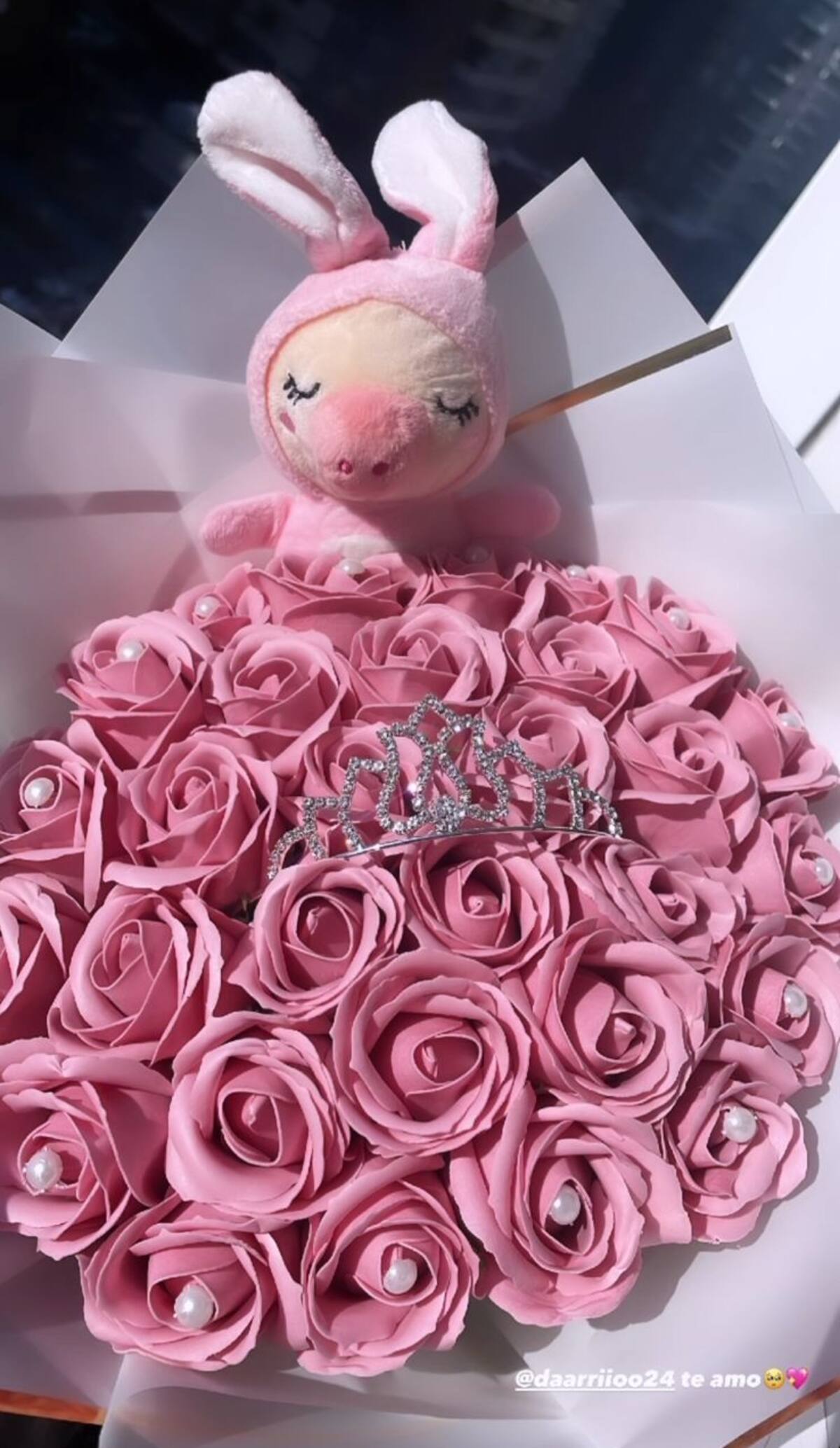 El regalo de Darío Osorio a Catalina Díaz.
