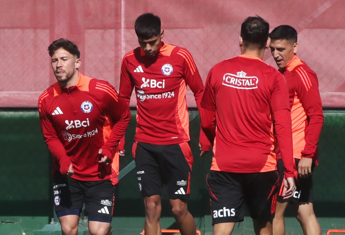 Darío Osorio en La Roja. Foto: Aton.