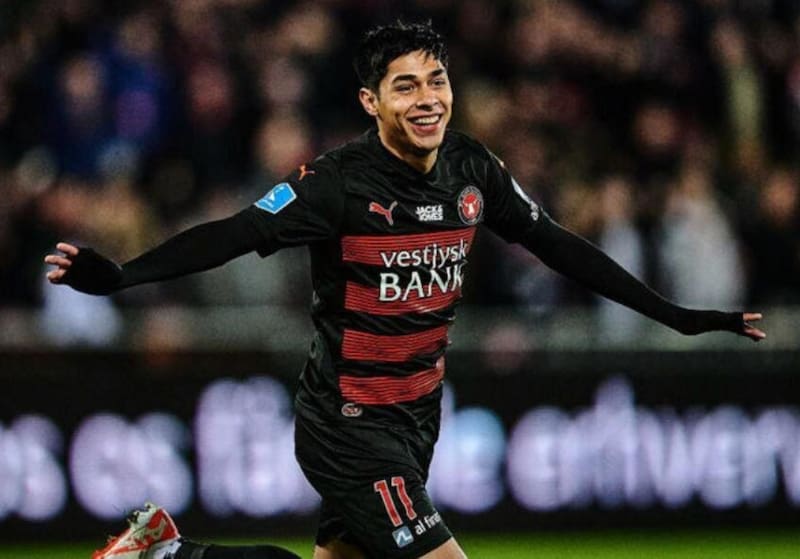 El chileno y su gran momento en el Midtjylland.