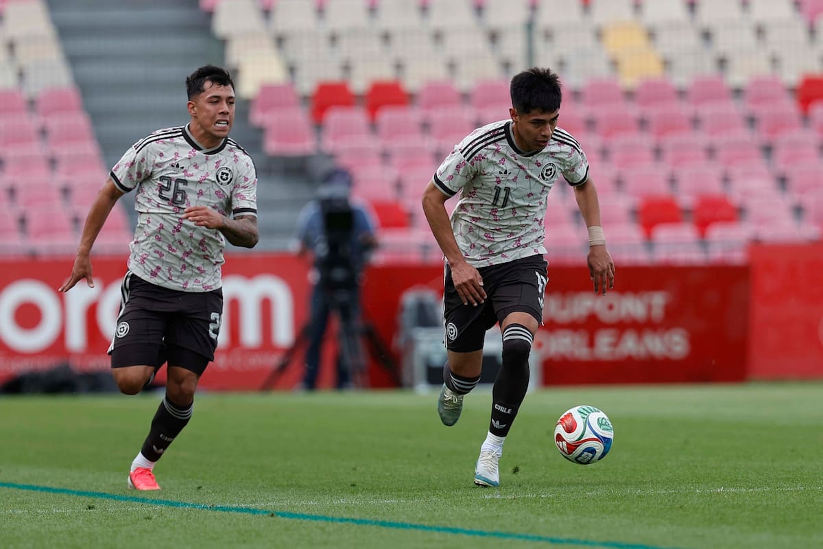 El zurdo fue el mejor jugador de Chile en la victoria ante RD Congo. Foto: Carlos Parra - Comunicaciones FFCh.