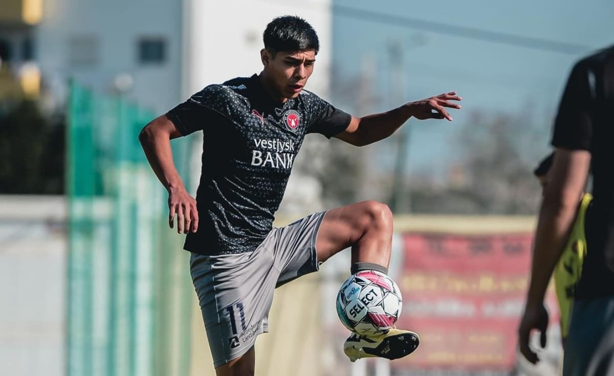Darío Osorio ha anotado 4 goles como jugador del Midtjylland.