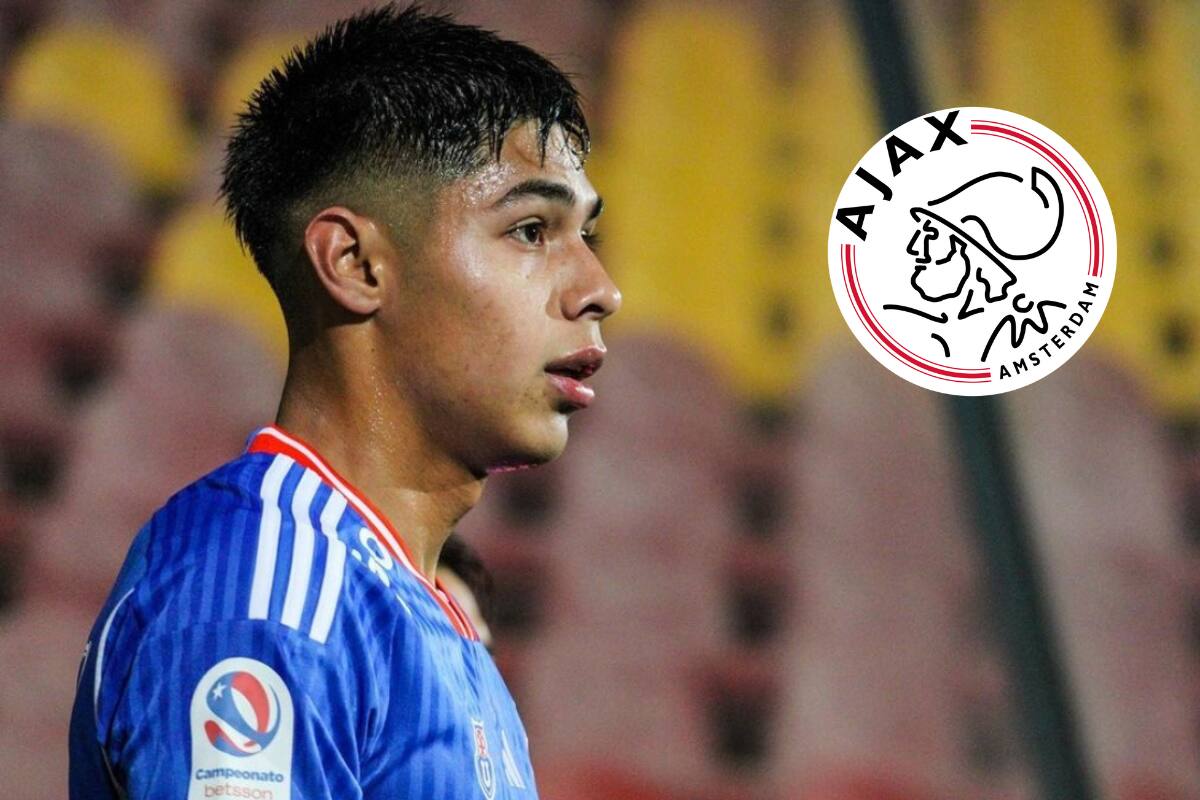 Darío Osorio podría salir de Universidad de Chile rumbo al Ajax. Foto: Cristóbal Cornejo / Dalebulla