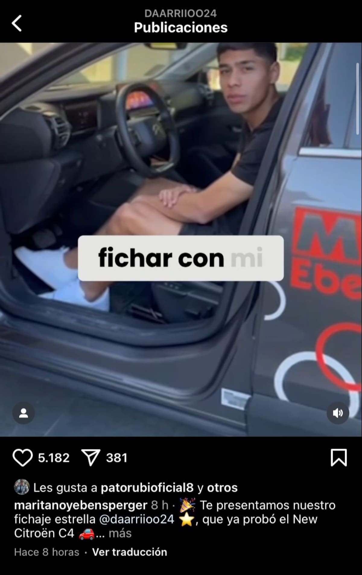 Darío Osorio restringió los comentarios de su cuenta de Instagram. Foto: Aton.