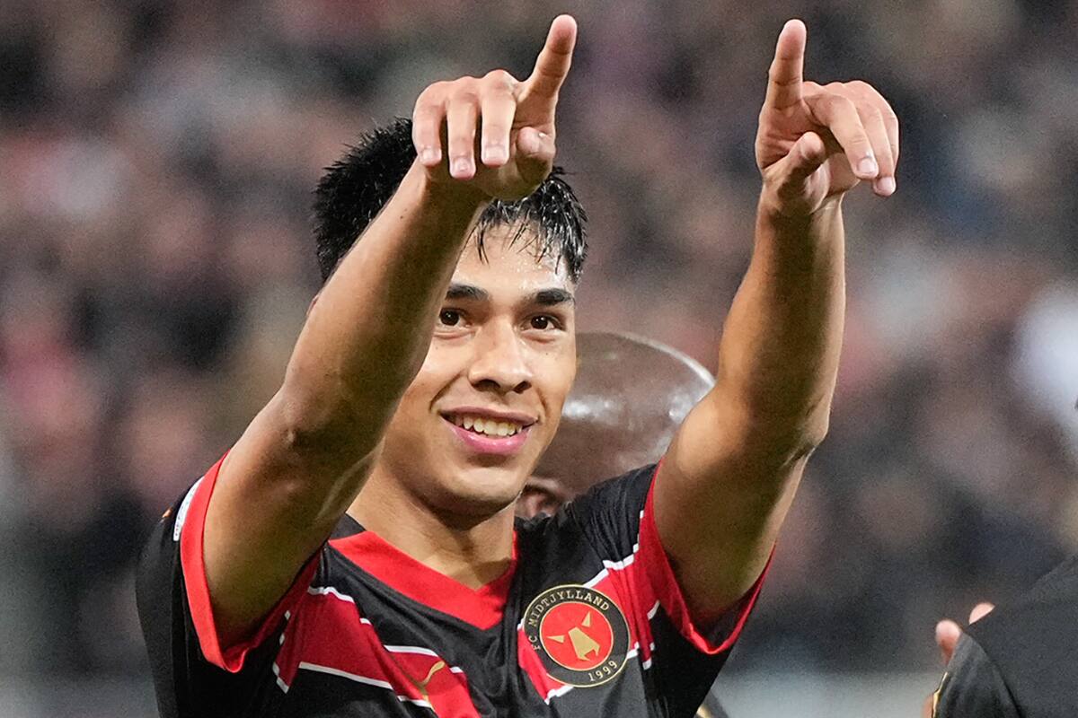 Es uno de los tres candidato a abandonar el club danés. Foto: Midtjylland.