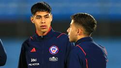 Con especial camiseta: Darío Osorio reaparece en la previa del partido de la U por Copa Sudamericana