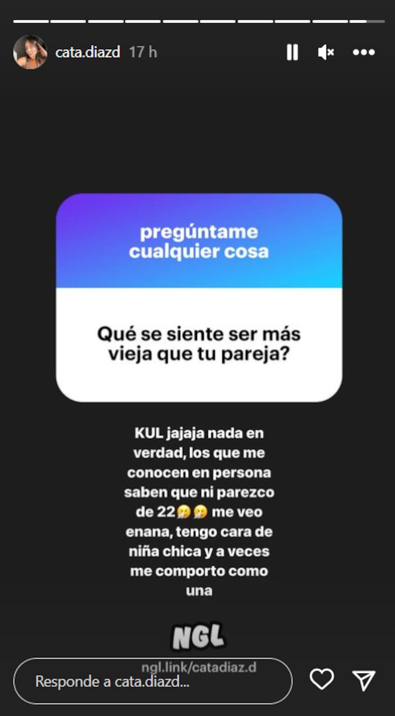 La diferencia de tres años en el pololeo de Darío Osorio y Catalina Díaz.