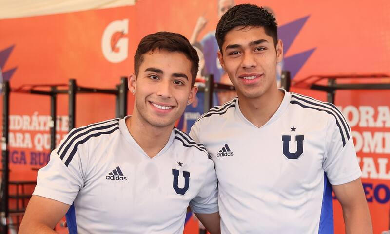 Los dos prometedores valores de Universidad de Chile. Foto: Prensa UCH.