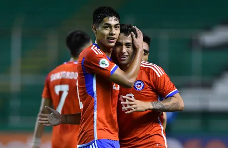 en partido de La Roja sub-20.