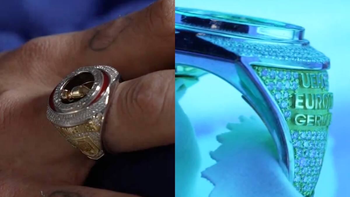 VIDEO | De oro y diamantes: Seleccionado español creó este anillo para sus compañeros campeones de la Euro