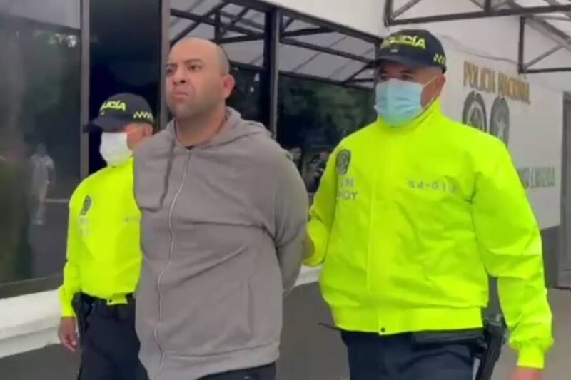 El sujeto fue capturado por la policía colombiana mientras intentaba llegar a su país de origen por tierra.