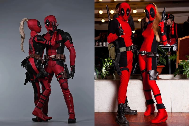 Deadpool y Ladydeadpool.
