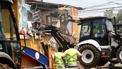 VIDEO | Así fue la demolición de la “narco-casa” en la comuna de La Florida