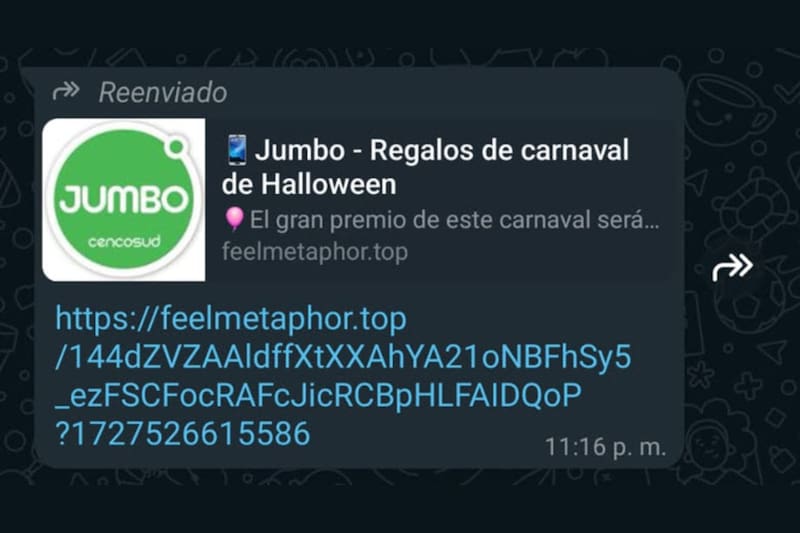 Registran estafa que utiliza a las víctimas para ser difundida.