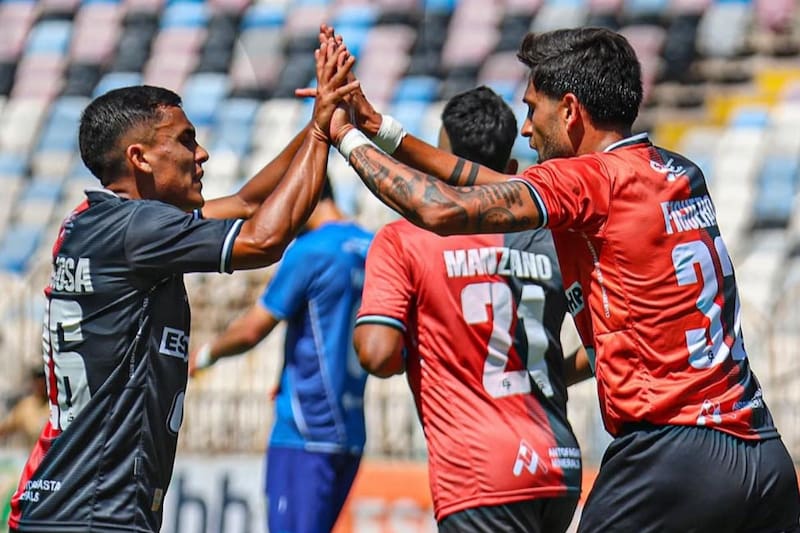 Los Pumas vencieron a Deportes Santa Cruz por 2-1. Foto: Deportes Antofagasta.